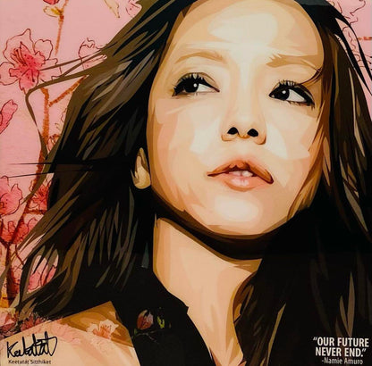 NAMIE AMURO VER 1 PopArt 掛畫