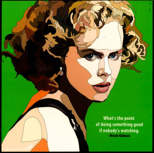 NICOLE KIDMAN PopArt 掛畫