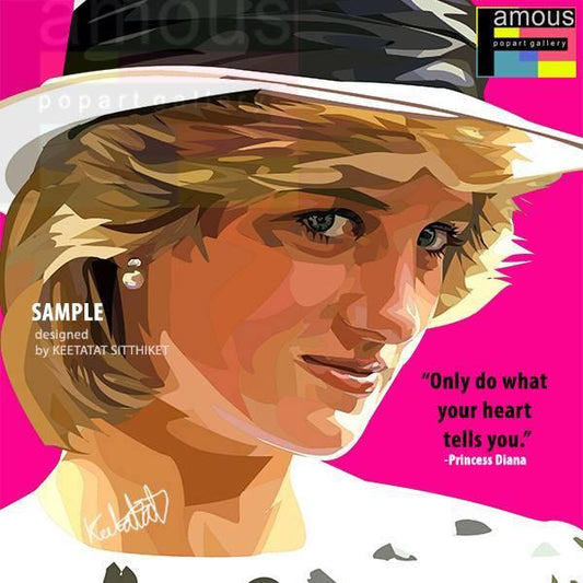 PRINCESS DIANA PopArt 掛畫