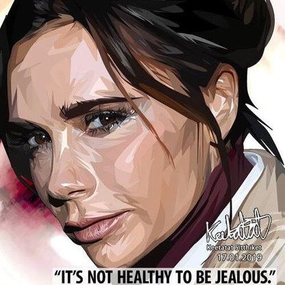 VICTORIA BECKHAM PopArt 掛畫