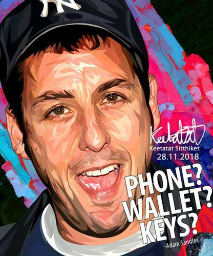 ADAM SANDLER PopArt 掛畫