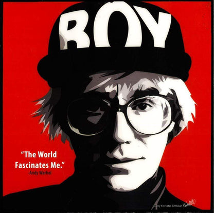 ANDY WARHOL BOY PopArt 掛畫