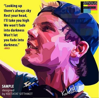 AVICII VER 1 PopArt 掛畫