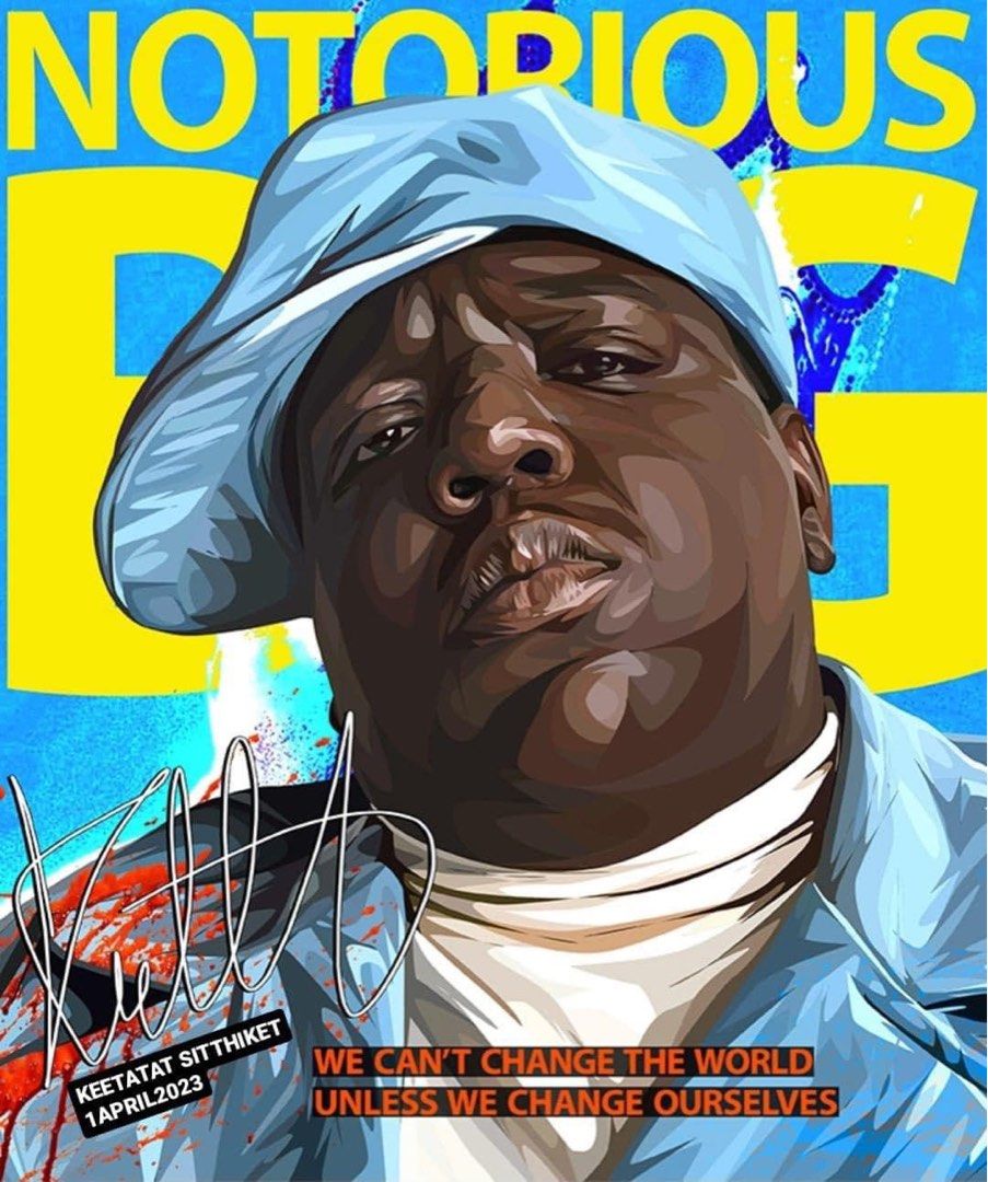 BIGGIE SMALLS VER 2 PopArt 掛畫