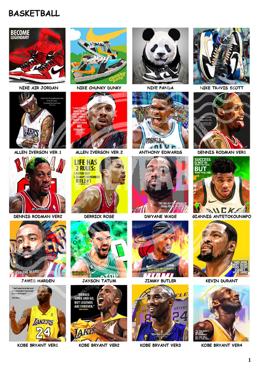 運動-NBA-POPART 掛畫 CATALOG