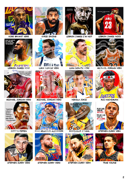 運動-NBA-POPART 掛畫 CATALOG